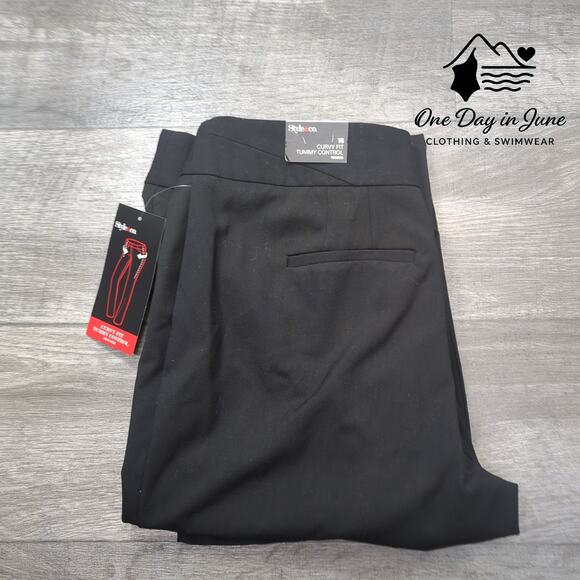 Style & Co Curvy Fit Tummy Control Trouser Pants Size 16 - Picture 6 of 6